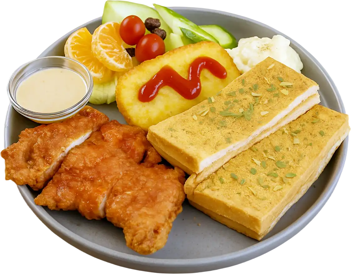 花生大力士雞腿拼盤