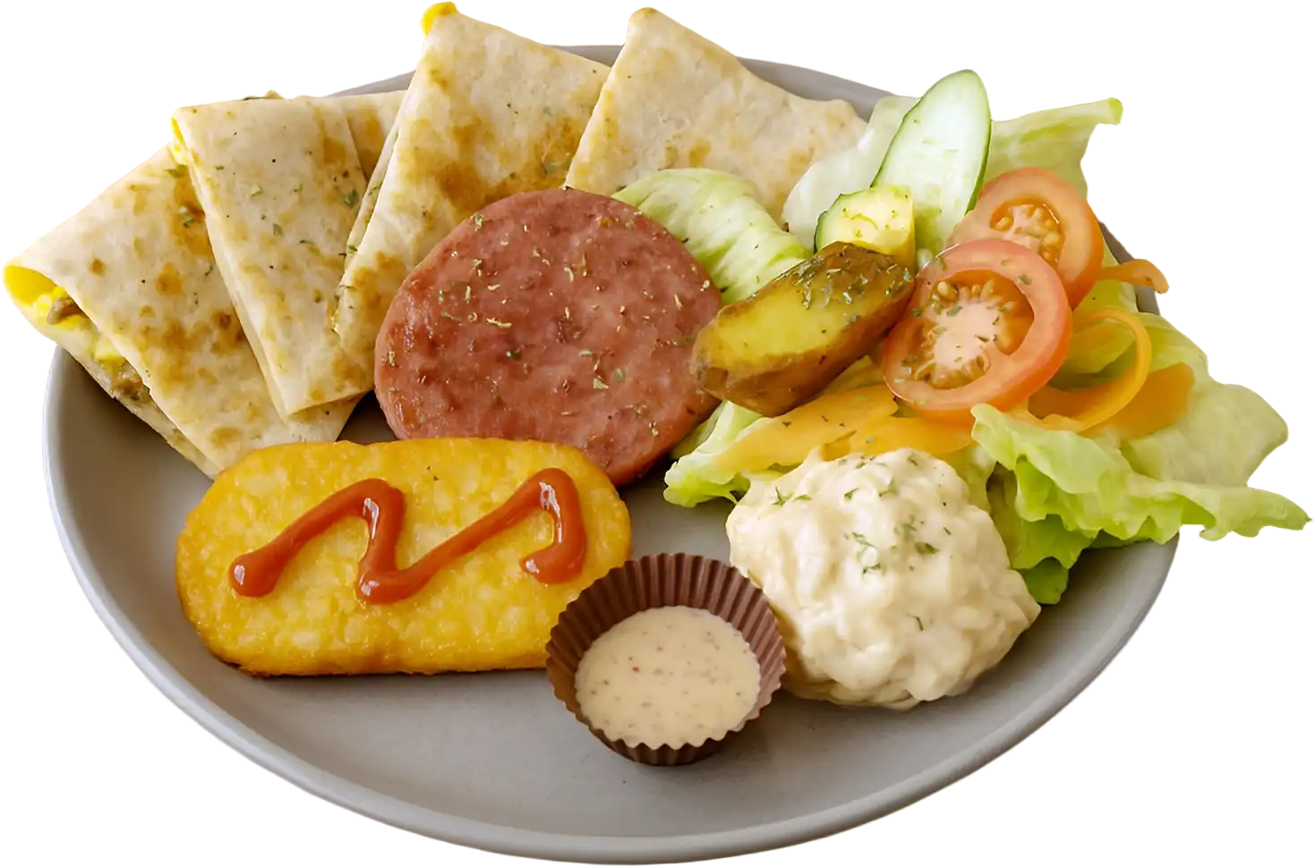 風味起司烤餅拼盤