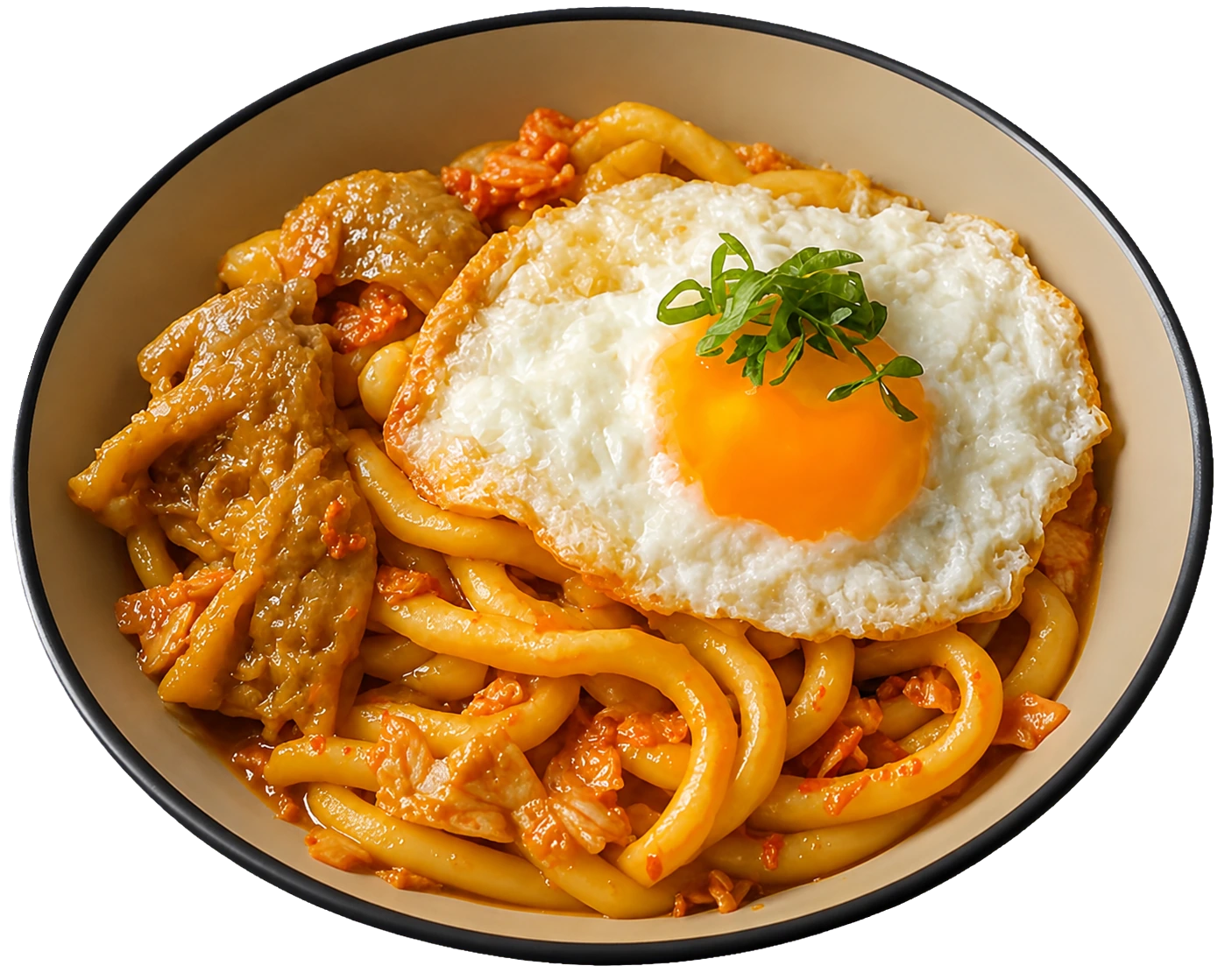 韓國泡菜烏冬麵（豬肉）